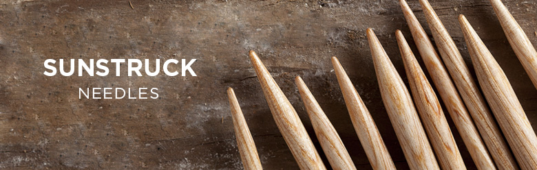 Sunstruck Wood Knitting Needles
