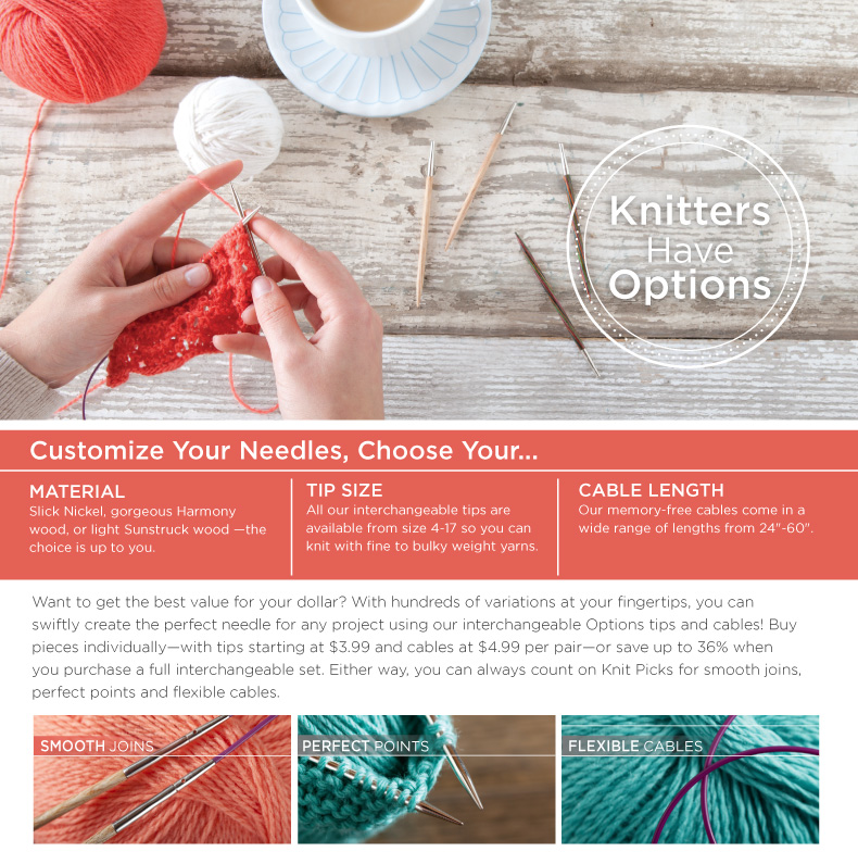 Knitters Have Options