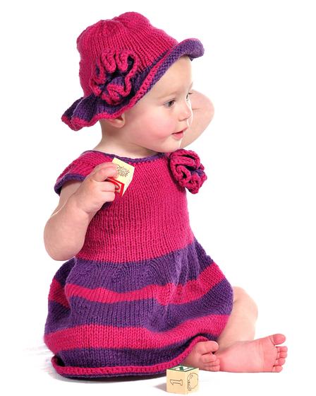 Cotton Sundress And Sunhat Knitting Patterns And Crochet Patterns From 