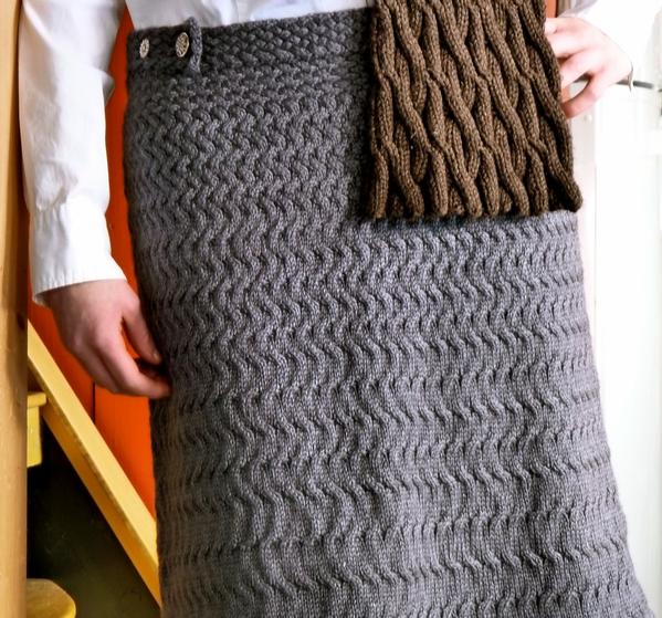 Slalom Skirt - Knitting Patterns and Crochet Patterns from KnitPicks.com