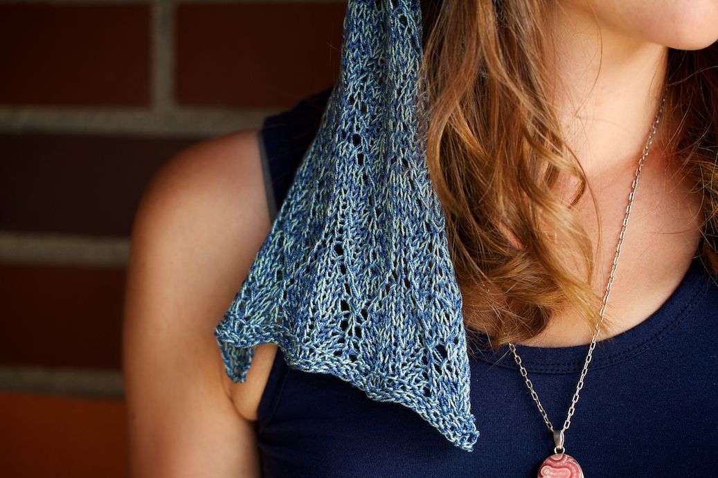 Azure - The Bohemian Headscarf Pattern - Knitting Patterns and Crochet Patter...