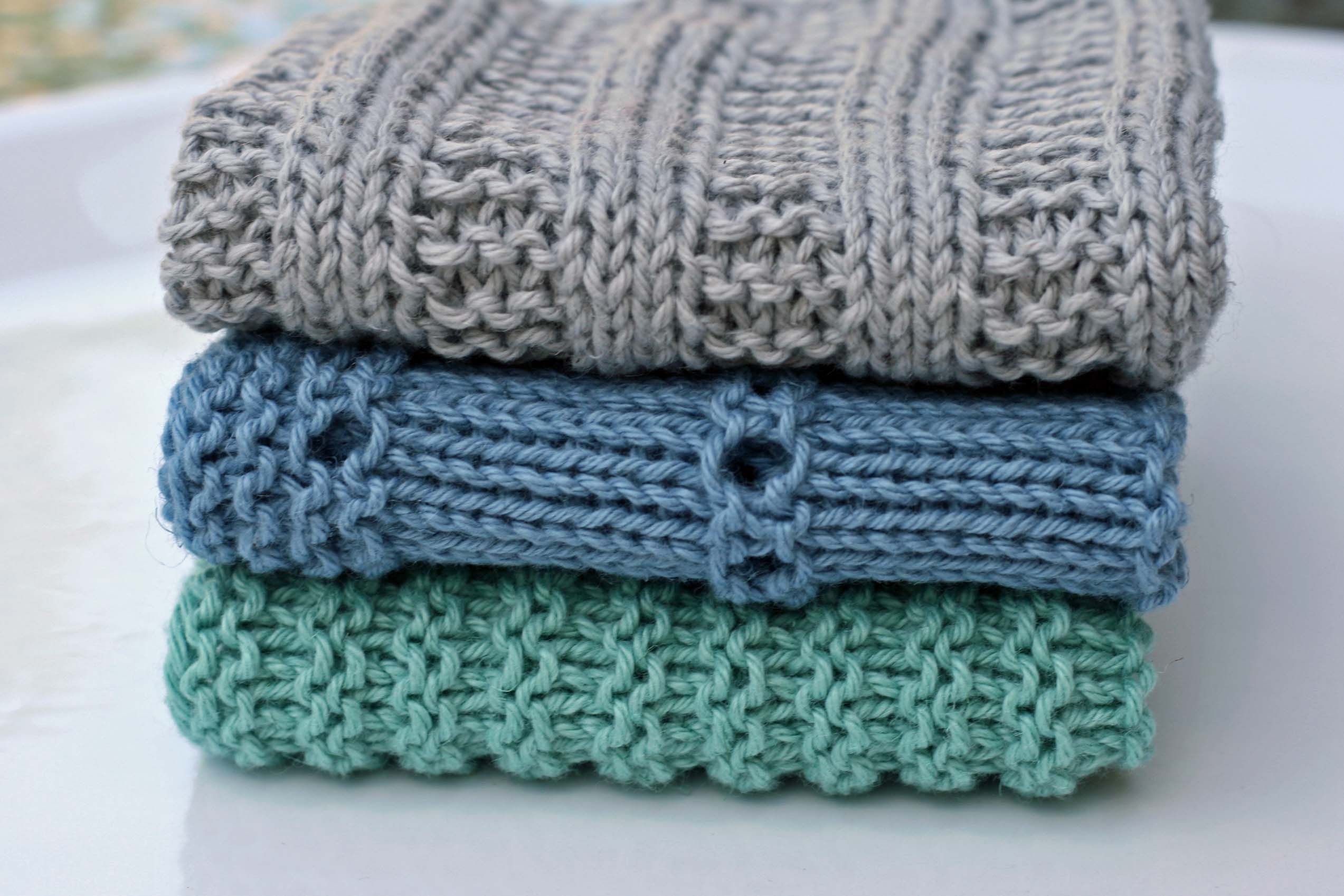 Kitchen Dishcloths # 4 - Knitting Patterns and Crochet ...
