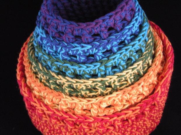 Maracas Crochet Bowls, set of 6 - Knitting Patterns and ...
