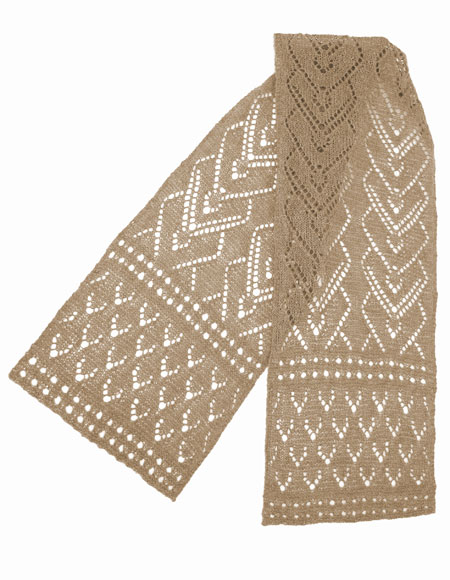 Chevron Scarf Pattern - Knitting Patterns and Crochet Patterns from KnitPicks...