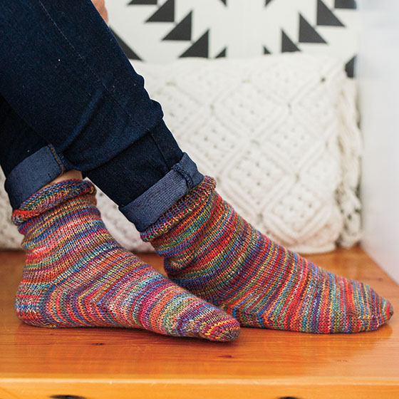 Free Knit and Crochet Patterns in Chroma Twist - Do the Twist Socks from KnitPicks.com