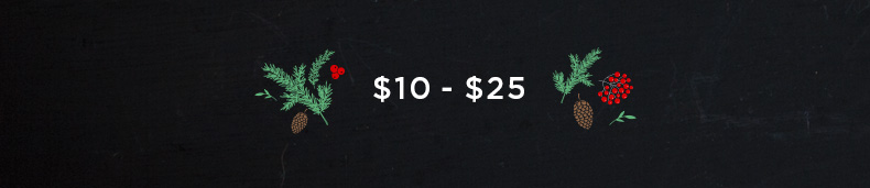 Gifts for $10 - $25