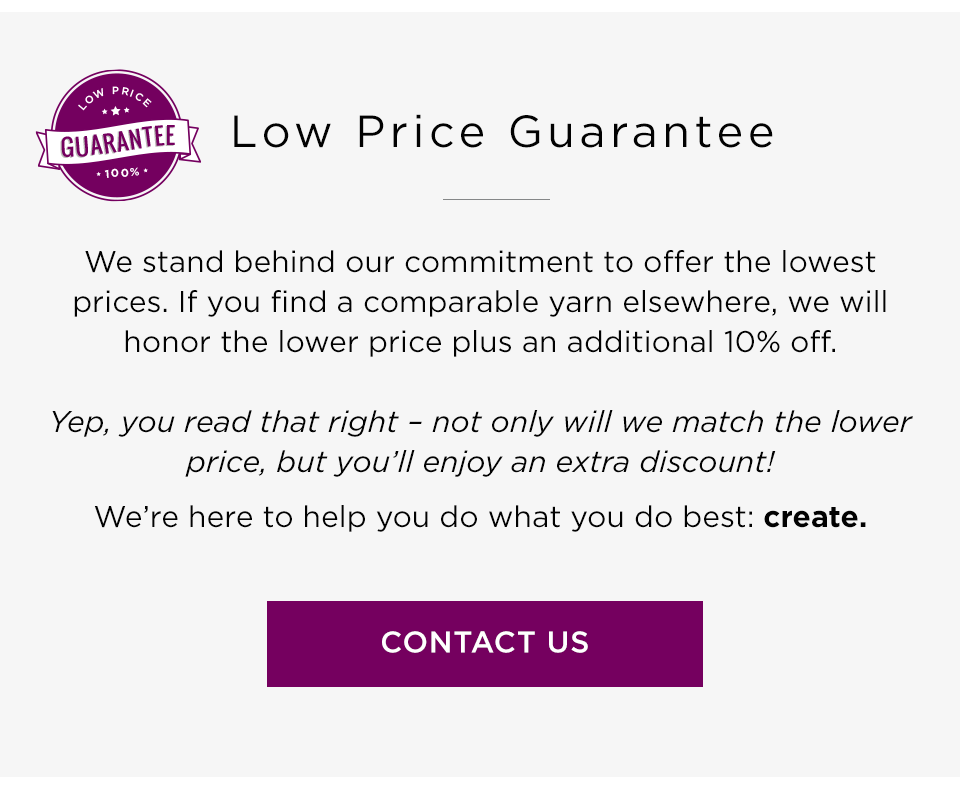 Low Price Guarantee