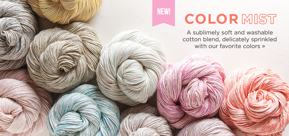 New cotton yarn - Color Mist from knitpicks.com