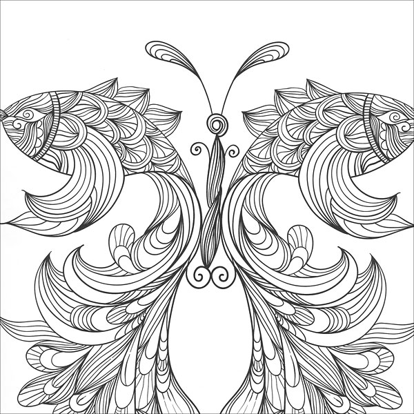 zen coloring animals pages - photo #31