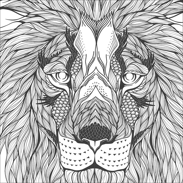 zen coloring animals pages - photo #1