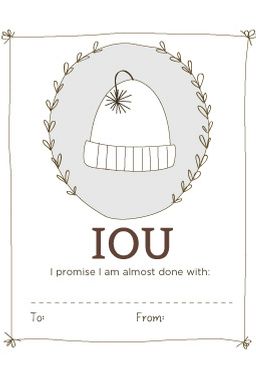 IOU Labels - Printable Download -Free Printable