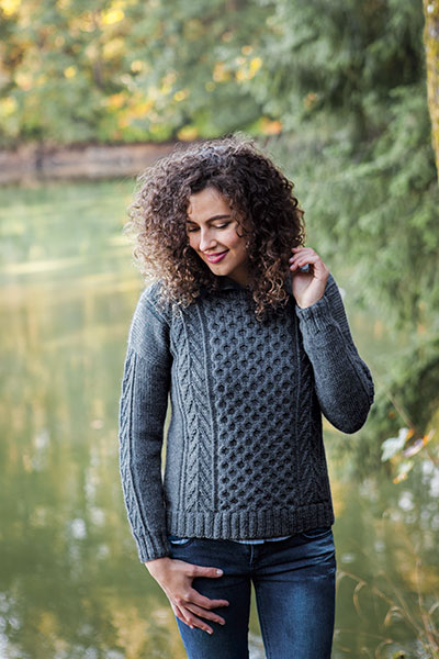 Honeycomb Sweater - Knitting Patterns and Crochet Patterns from