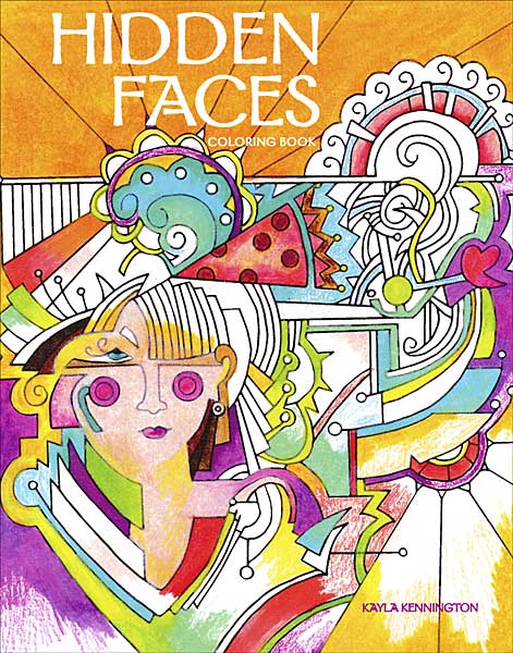 Hidden Faces Coloring Book