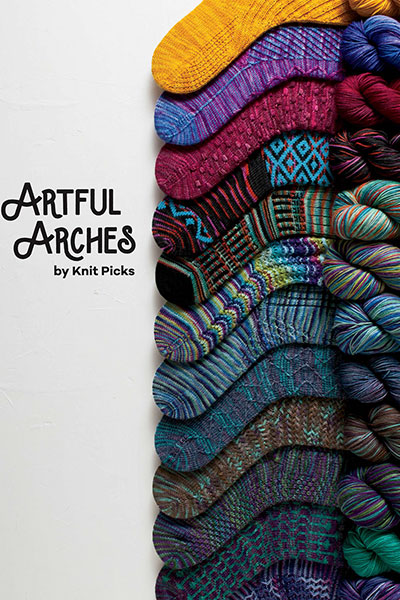 Artful Arches: 12 Colorwork and Textured Sock Patterns