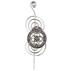 Celtic Round Knot Shawl Pin - Charmed Silver