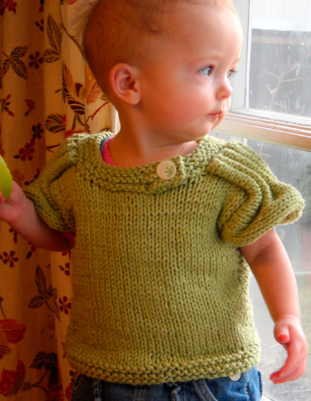 Baby Epaulette Sweater Pattern - Knitting Patterns and Crochet Patterns ...