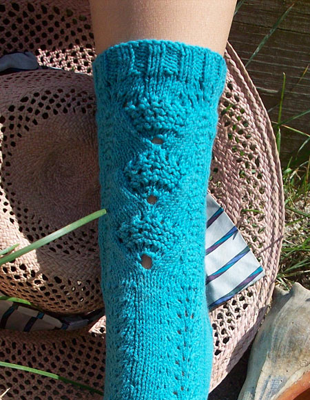 Sea Shell Socks - Knitting Patterns and Crochet Patterns ...
