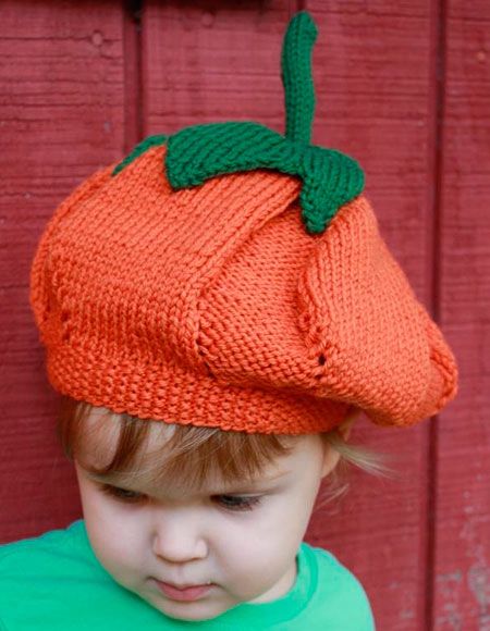 Pumpkin Hat - Knitting Patterns and Crochet Patterns from KnitPicks.com