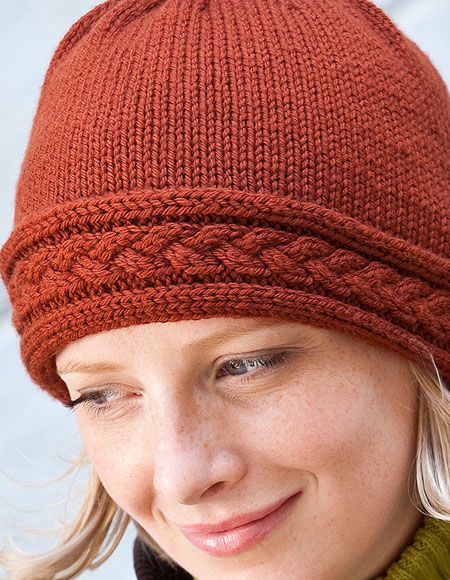 Braided Cable Hat - Knitting Patterns and Crochet Patterns from ...