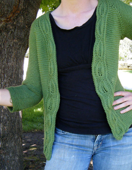 Garden Cardigan - Knitting Patterns and Crochet Patterns from KnitPicks.com