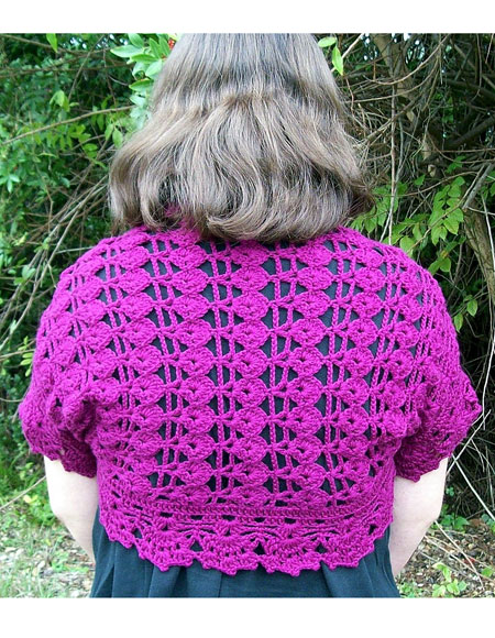 Lacy Crochet Shrug - Knitting Patterns and Crochet Patterns from ...