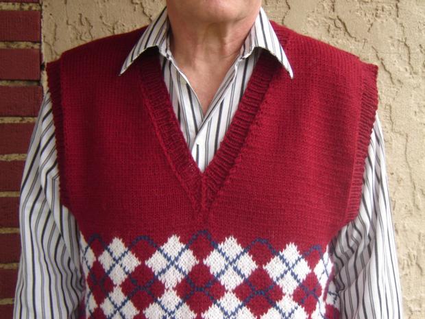Classic Argyle Vest - Knitting Patterns and Crochet Patterns from ...