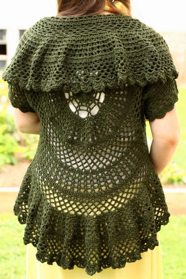 Swing-in-a-Circle Crochet Sweater - Knitting Patterns and ...