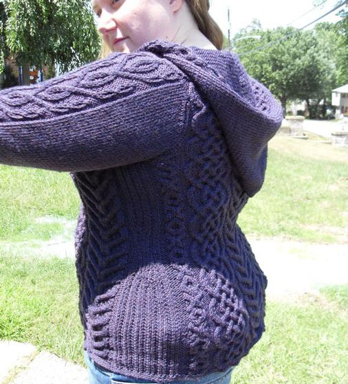 Amanda's Aran Sweater - Knitting Patterns and Crochet ...