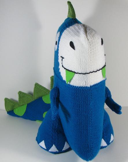 Dinosaur Pillow Knitting Patterns And Crochet Patterns From