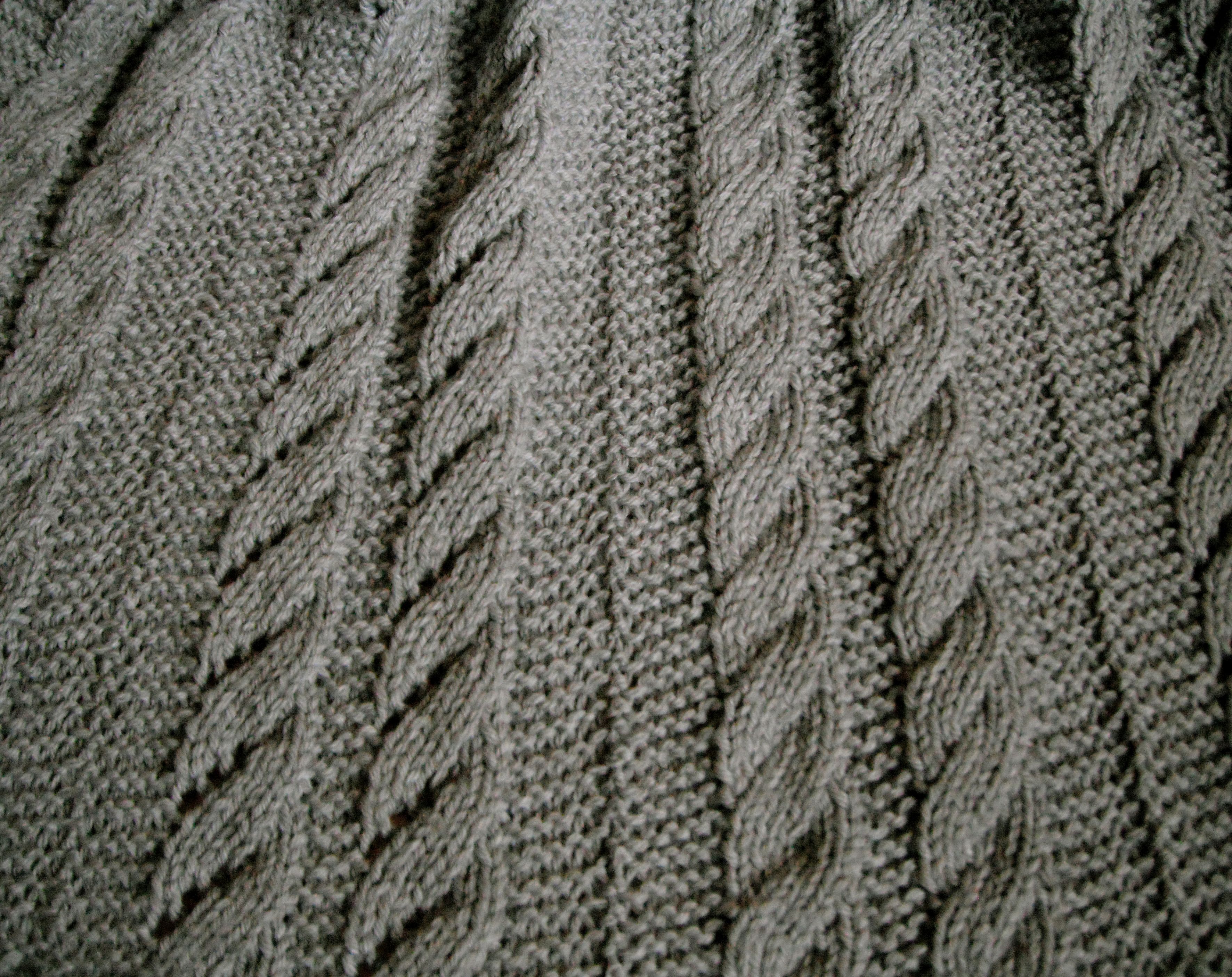 Spiral Columns Baby Blanket Pattern - Knitting Patterns and Crochet ...