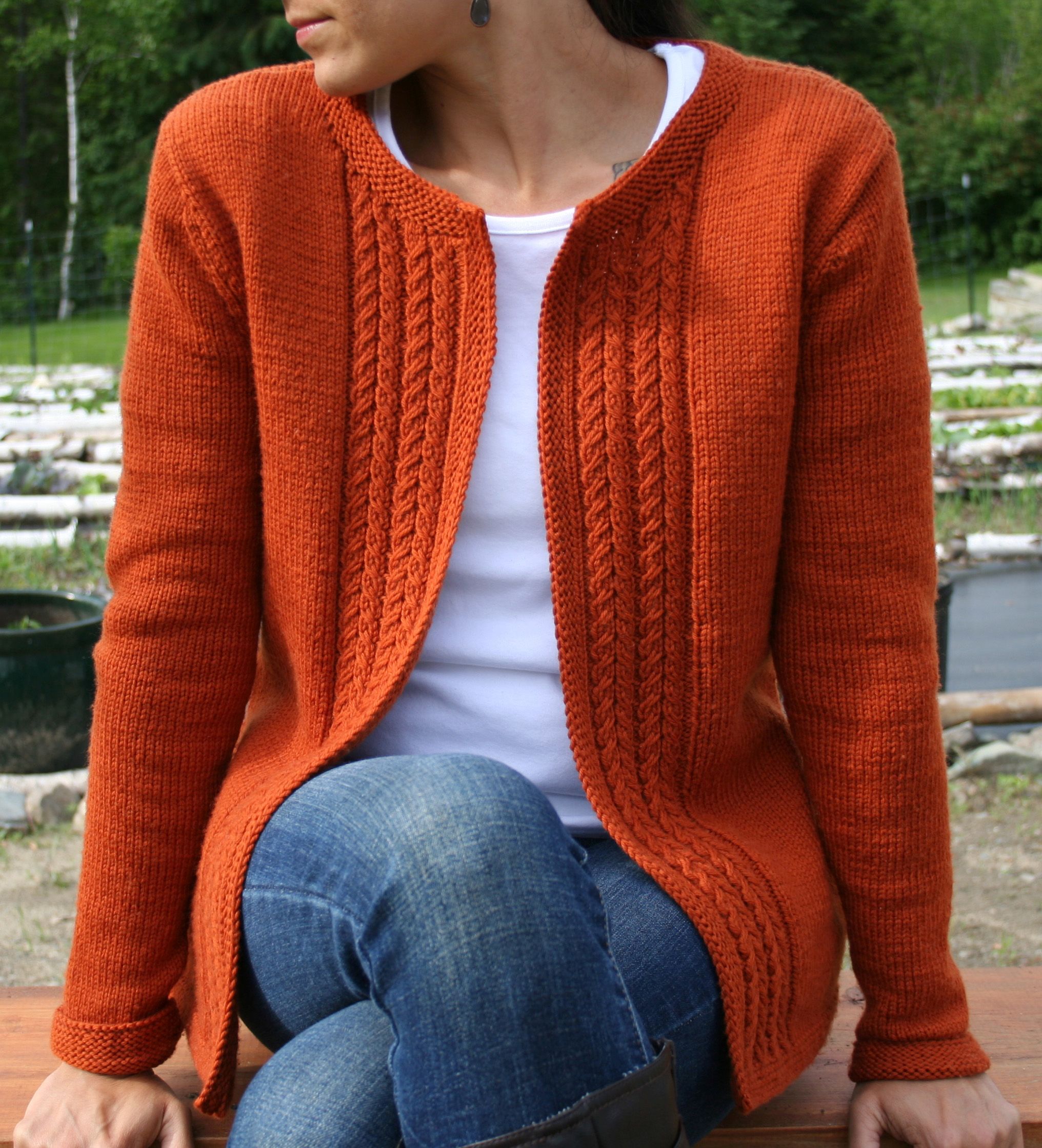 Casual Cardigan Pattern Knitting Patterns and Crochet Patterns from