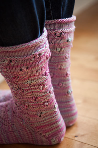 Wildflowers Socks - Knitting Patterns and Crochet Patterns from ...