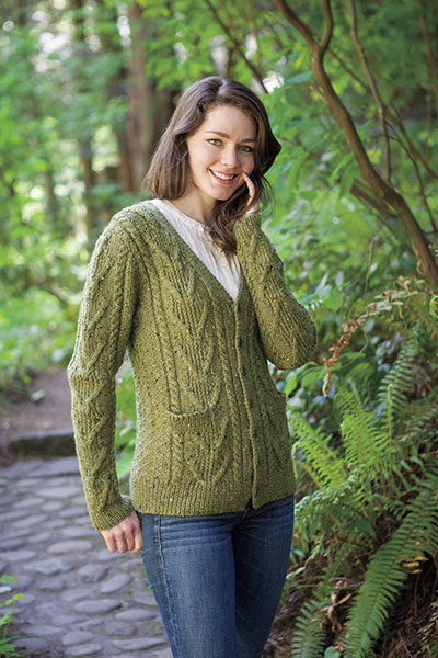 Fiddlehead Cardigan - Knitting Patterns and Crochet Patterns from ...