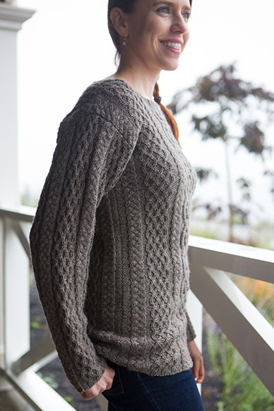 Plaiter Sweater - Knitting Patterns and Crochet Patterns from KnitPicks ...