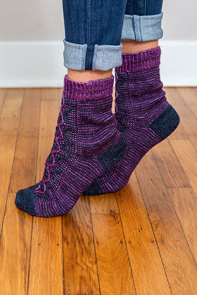Helix Wiggles Socks - Knitting Patterns and Crochet Patterns from ...