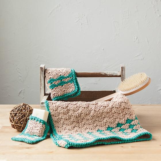 Rejuvenating Waves Spa Set - Free Crochet Pattern