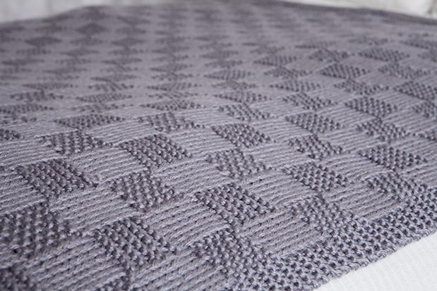 Checkerboard Throw - Knitting Patterns and Crochet ...