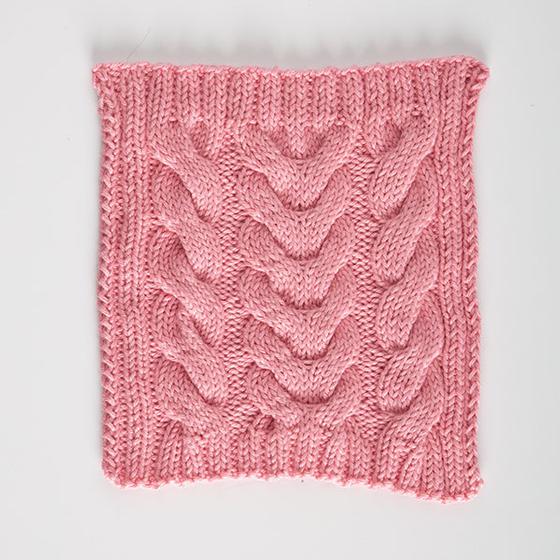 Free Washcloth Pattern - Knotted Cables from knitpicks.com