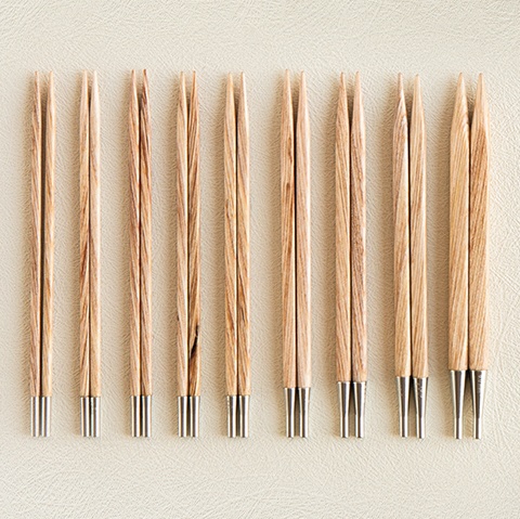  Knit Picks Options Square Wood Interchangeable Knitting Needle  Set - US 4-11 (Foursquare)