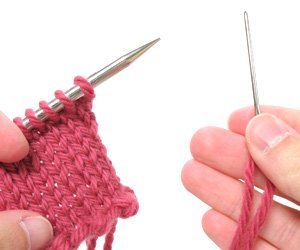 Basic Bind-off - How to Bind Off Knitting - Stitches n Scraps