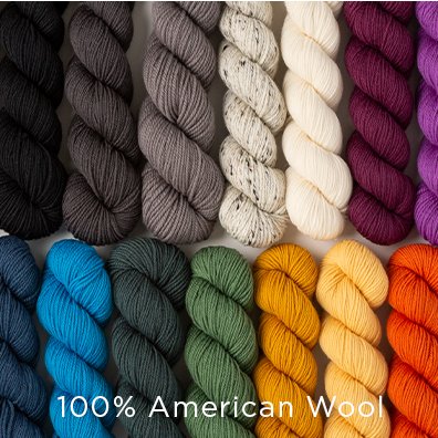 Various colors of High Desert Worsted yarn