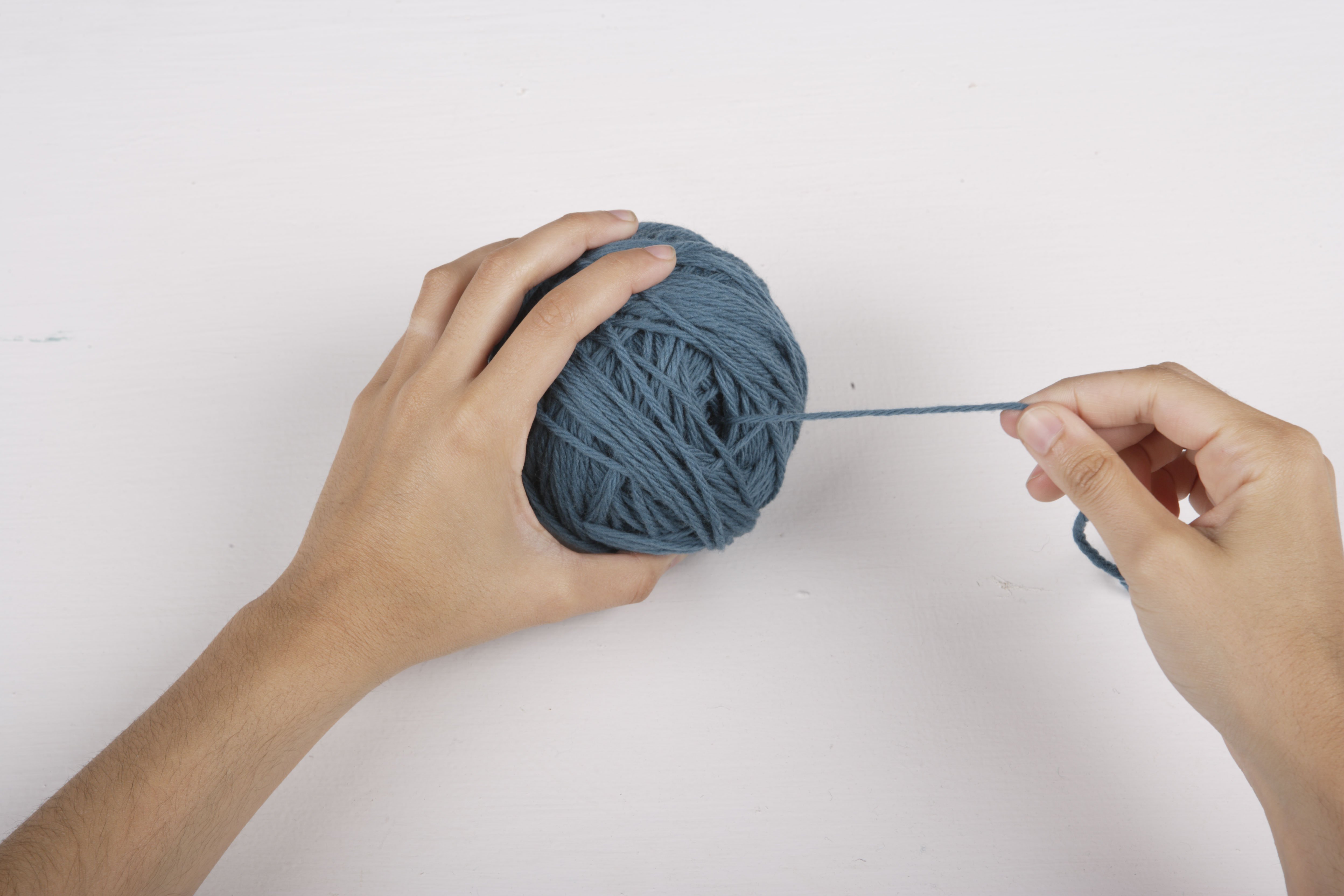 How to Roll a Center Pull Yarn Ball by Hand