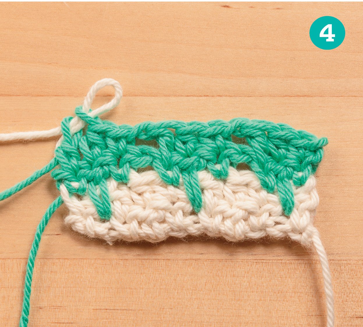 Crochet Houndstooth Stitch Quick Tutorial - My Crochet Space