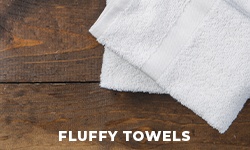 Fluffy towels