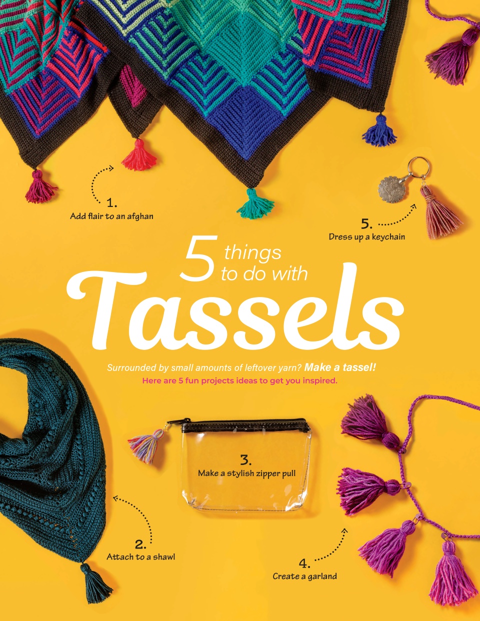 How to make tassels – It's all in a Nutshell Crochet