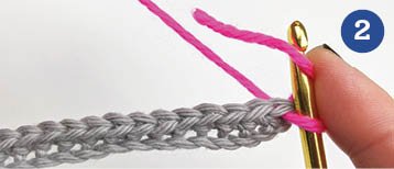 Beginner Border Stitch Step 2
