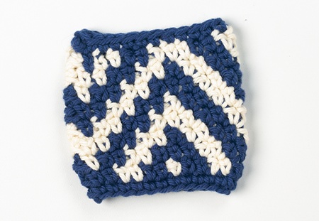 Tapestry in extended single crochet