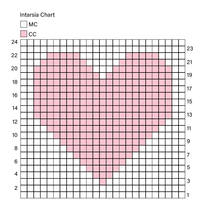 Intarsia Crochet Chart