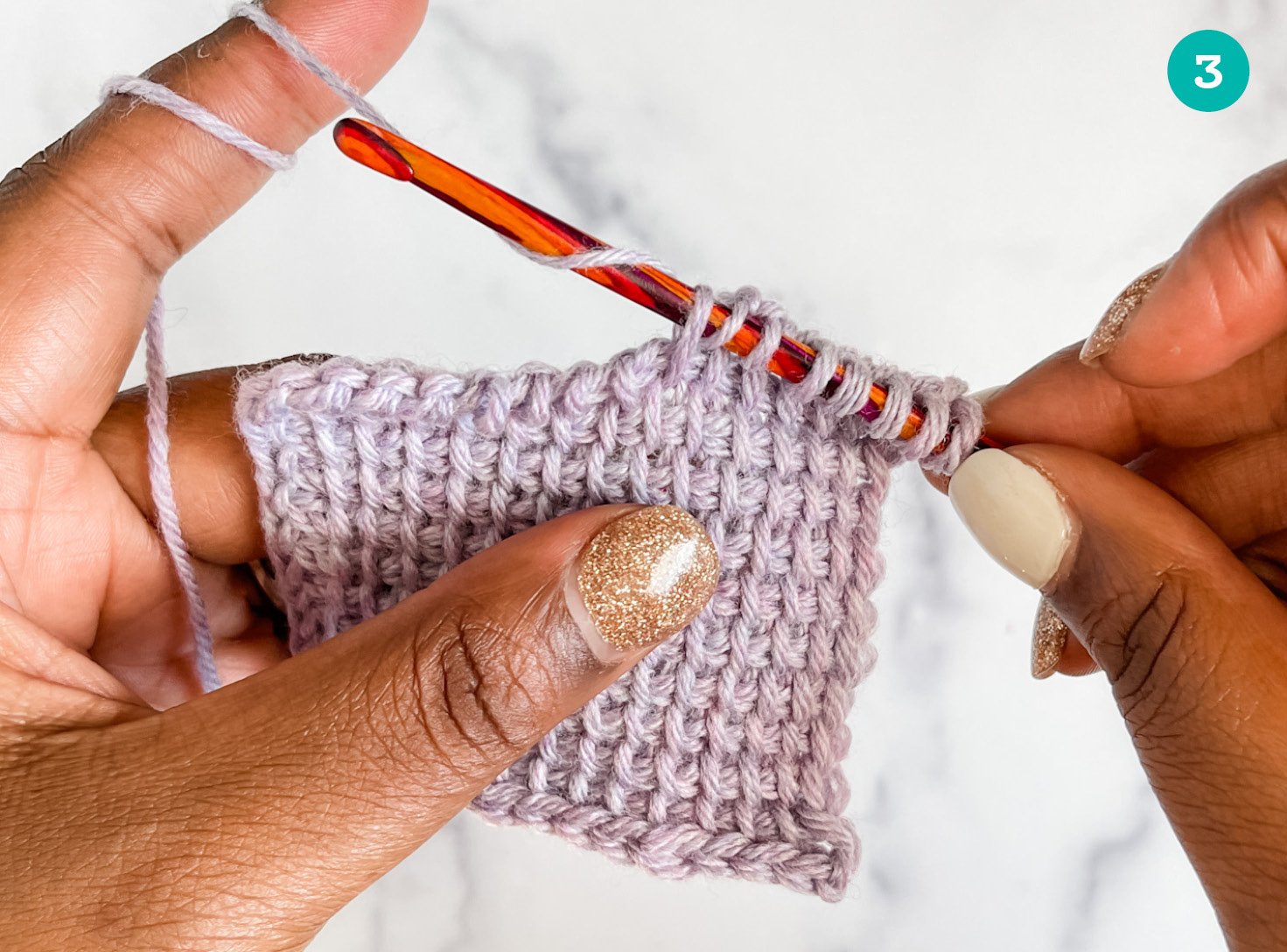 Tunisian Double Crochet