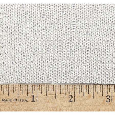 luminous stretch lace like knit firm fabric 37",94cm w x 1m Bright Green 